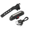 Nova mountain bike transfronteiriça LED luz de advertência Destaque de carregamento USB luz traseira de bicicleta luz de ciclismo ao ar livre