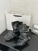 2026 Botas Arrugadas con Tachuelas Estilo Europeo y Americano Puntiagudas Plisadas Botas de Moda Tacón Alto Fino Botas Ajustadas