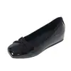 Zapatos Planos Mary Jane con Lazo Aumentadores de Altura Interna para Mujer Estilo Nuevo 2026 Zapatos Perezosos Slip-on