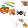 DIY Novo Sinal Decorativo de Madeira com Atmosfera de Halloween Decoração de Parede de Casa Decoração de Feriado Sinal de Madeira Pendurado Pingente