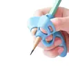 Agarre de Lápiz de Cinco Dedos para Principiantes de Jardín de Infancia, Corrector de Postura al Escribir, Protector de Dedos Antidesgaste, Agarre de Lápiz para Estudiantes de Primaria