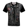 Camiseta de Manga Corta 3D para Hombre, Calavera de Comercio Exterior de Verano, Nueva Tendencia, Estilo Caliente, Talla Grande, Manga Corta, Transfronteriza
