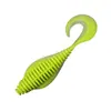 Cebo Luya con tornillo, cebo blando, rollo de cola, pupa voladora, 8 cm/10,5 cm, cebo falso Luya, material de PVC, fábrica al por mayor