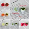Cabezas de flores de rosa pequeñas artificiales, al por mayor desde el fabricante de origen, para accesorios para el cabello, pasadores, ramilletes, flores decorativas, materiales para manualidades DIY