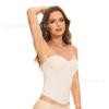Íntimos de Boda para Mujeres Europeas y Americanas Sujetador Tubo Top Strapless Punto Explosivo Color Puro Corsé Íntimos de Boda
