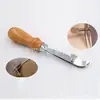 Ferramenta de Escultura em Couro Costurada à Mão DIY Riscador de Borda Fio Trimmer de Borda Picador de Diamante ( Prensa de Borda)