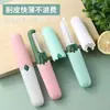 Set de Dos Piezas para Frutas y Pelador de Acero Inoxidable con Cubierta, Plegable, para el Hogar, Exquisito, Cuchillo para Plátano Multifuncional, Cuchillo Curvo