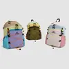 Entrega transfronteriza de mochila de diseño nuevo, simple y elegante, con bloques de color, mochila ligera portátil casual para exteriores y senderismo para mujeres