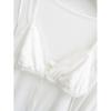 Kardashian 2025 Primavera Novo Estilo Sexy Renda Costurada Falso Duas Peças Top com Camiseta Feminina por Dentro