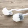 Escova de Banheiro Plástica Curva com Cabo Longo Escova de Limpeza para Banheiro Escova de Higiene para Limpeza de Vaso Sanitário Escova Multifuncional