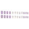 Comércio exterior Europa e Estados Unidos Cor Pura Taro Roxo Gentil Menina Ins Peças de Unhas Temperamento Puro Desejo Bela Armadura de Desgaste para Todos os Fósforos