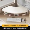 Soporte Elevado para Escritorio de Esquina, Base Elevadora de Monitor para Estación de Trabajo en Esquina, Estante de Almacenamiento, Estante Elevador de Escritorio