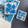 Molde de silicone 9 cubos 24/16mm, ferramenta para modelar gesso de gelo, argila macia