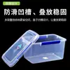 Caja Congeladora, Caja Blanca de Conservación, Capacidad Extra Grande, Caja Espesa de Plástico de Grado Alimenticio Comercial, Caja Sellada para Refrigerador con Tapa