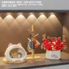 Nueva decoración de entrada de gato siamés de boca grande, artesanía decorativa de alta gama de nicho para guardar llaves, regalo de resina