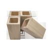 Mesa de centro de madera maciza de pino con forma de tronco, mesa y silla, cuna, mueble zapatero, patas altas aumentadas, almohadilla para patas de almacenamiento, patas de madera cuadradas