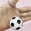 Llavero de simulación de fútbol transfronterizo 3.8cm llavero grande de baloncesto colgante paquete regalo de alrededor de la Copa del Mundo de fútbol