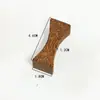 Reposacucharas de Palo Estilo Chino para Uso en Casa, Soporte de Palillos de Madera de Ala de Pollo de Alta Gama, Doble Propósito para Poner la Mesa del Hotel, Soporte de Palillos de Sándalo Rojo Multiusos