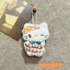 Desenho Fofo Gato Kt Pelúcia Squeaky Pingente Boneca Menina Saia Jk Broche Gato Bolsa Sapatos Acessórios de Vestuário