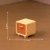 Serie de Muebles Miniatura de Mimbre para Armario para Paisajes en Miniatura, Accesorios de Decoración DIY para Casas de Muñecas, Adornos de Escritorio Mini