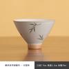 Mesa de Hielo Taza Xiao Zhu Dou Li Pintada a Mano Taza Maestra para el Hogar Taza Individual para Mujer Pie Alto Color Bajo Cubierta Taza de Té de Cerámica Simple
