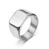 Accesorios populares transfronterizos anillo de fundición 316 anillo retro para hombre tablero de luz moderno anillo para hombre anillo de pareja de acero inoxidable