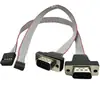 Cable de extensión com 2.0mm2.54 cable de conexión RS232 para computadora cable de puerto serie de 9 pines a DB9