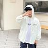Chaqueta con capucha para protección solar de verano 2026 para niños Haima, Ropa estilo coreano para niños, Chaqueta ligera de moda para niñas