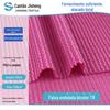 Spot TR Faixa ondulada de duas cores, malha, tira torcida, tecido jacquard, elástico, fio tingido, tecido para roupas, atacado