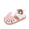 Sapatos de bebê moda sapatos com sola de borracha bebê de 0 a 1 ano menina sapatos de princesa concha sandálias com biqueira fechada Yiwu bons produtos BB3014