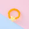 Anillo de Cuentas Adorno para el Pulgar para Niños con Elástico Ajustable Color Caramelo Estrella Lindo Adornos de Mano Venta al por Mayor en Stock