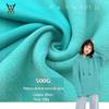 Inverno 500g marca de moda camisola de lã cvc poliéster algodão velo camisola pesada casaco de malha tecido