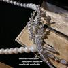 Colar de pérolas Ocean Comet Gem Bubble Mabei Pearl Light Petal Zircon Pearl Ring