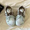 Zapatos de Mujer de Suela Gruesa para Otoño 2026 para Mujeres Bajitas, Tenis Blancos Versátiles, Zapatos para Aumentar la Altura de Estilo Ins Nicho