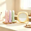 Shunxin Espejo Espejo de Maquillaje Espejo de Plástico Espejo Único Espejo de Escritorio de Plástico Espejo de Maquillaje Espejo de Escritorio de una Cara