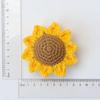 Llaveros de Ganchillo con Cara Sonriente y Cabeza de Girasol Terminados Accesorios Suministros para Ramilletes Venta al por Mayor