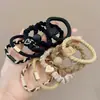 Nuevas diademas de alta gama 2026 para mujer, ligas de goma, cordones para el pelo, anillos para el pelo, cubiertas de cuero, accesorios para el pelo de niña con un toque de sofisticación