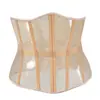 Nuevo Estilo Transfronterizo de Una Sola Capa con Huesos de Pescado, Atado, Moldeador Corporal, Reductor de Cintura Personalizado, Transparente, Transpirable, Adelgazante, Corsé de Huesos de Pescado