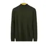 Suéter de hilo de núcleo hilado de color sólido calibre 12 unisex cálido de invierno de manga larga capa base estilo suéter de hombro caído regular hombres
