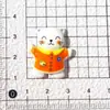 Resina DIY Mochila Fantasia Gato Cola Creme Capa de Celular Chaveiro Pingente de Bolsa Grampo de Cabelo Elástico de Cabelo Materiais de Acessório