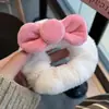 Diadema de Gato Lindo para Niña de Otoño e Invierno Cuerda para Cola de Cabello Dulce de Dibujos Animados Diadema de Felpa Accesorios para el Cabello con Corazón de Niña para Mujeres