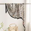 Bufanda de Lana para Mujer, Cálida y Hecha a Mano con Patrón de Carruaje, Tacto de Alta Gama, Pañuelo para el Cuello en Forma de Diamante, Chal para Proteger del Sol, Bufanda para el Cuello para Mujer