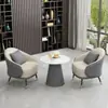 Sofá Individual Sencillo y de Lujo Ligero Combinación Mesa de Centro Ocio Recepción de Hotel Ventas Mesa de Negociación y Sillas Recepción Salón de Belleza