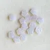 Jade Dourado de Seda Natural Flor de Pessegueiro Flor de Ameixa Recheada Acessórios com Furo Jade Flor de Cinco Pétalas Pulseira DIY Acessórios de Pulseira Gota Pequena