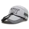 Sombrero de ala larga para hombre, sombrero de protección solar para exteriores de primavera y verano, gorra de béisbol transpirable de malla, gorra de pesca, gorra de pico