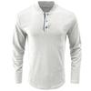 Camiseta de manga larga y cuello redondo para hombre europea y americana comercio exterior Camiseta interior para hombre otoño para hombre comercio exterior Camiseta Henry para hombre venta al por mayor