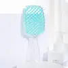 Suministro directo de fábrica Hao Rui peine hueco multifuncional transparente plateado multicolor opcional malla de panal húmedo y seco peine