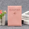 Portapasaportes de Cuero PU Portátil Personalizado con Sensación de Piel que Cambia de Color, Funda para Pasaporte, Bolso para Pasaporte, Portatarjetas, Estuche para Tarjetas, Bolsa para Documentos