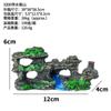 Paisagismo com Pedras de Rocha Transfronteiriças, Pedras para Paisagismo de Aquário, Plantas Aquáticas de Resina, Pequenos Ornamentos para Micro Paisagismo, Casa Escondida, Bonsai