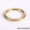 Hebilla de anillo redonda de diámetro interior 18 mm círculo hebilla para zapato hebilla de aguja flor para zapato ropa accesorios para equipaje anillo para mochila
